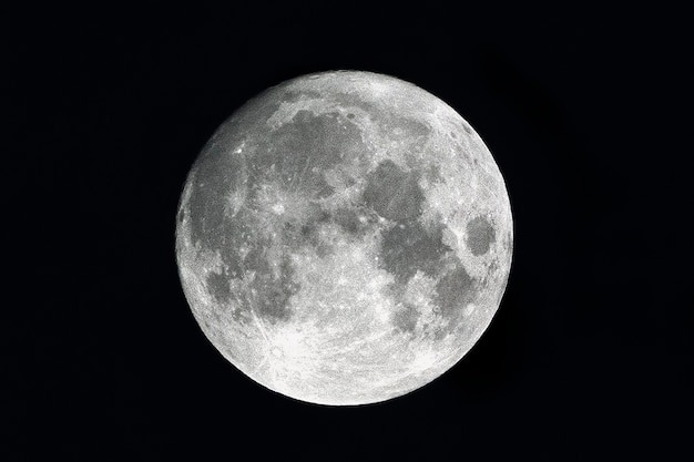 Луна. Фотоматериал: kr.freepik.com