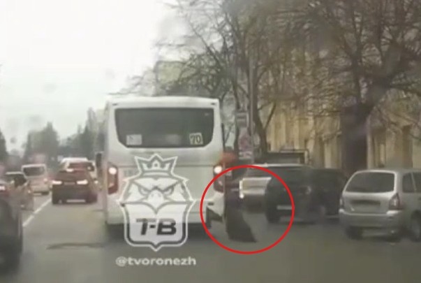     Скрин видео из сообщества "Типичный Воронеж"