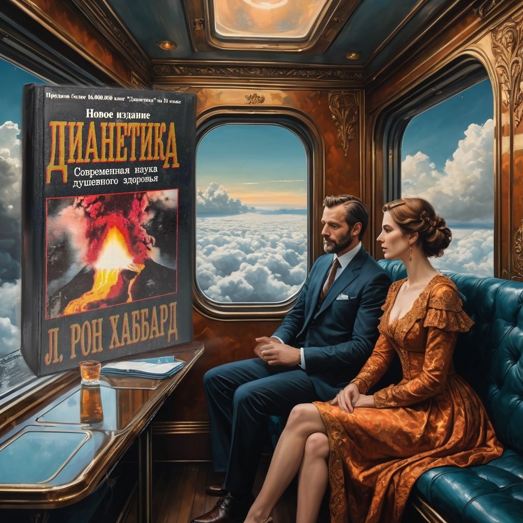 Книга Л.Рон. Хабард «Дианетика: современная наука о психическом здоровье» 