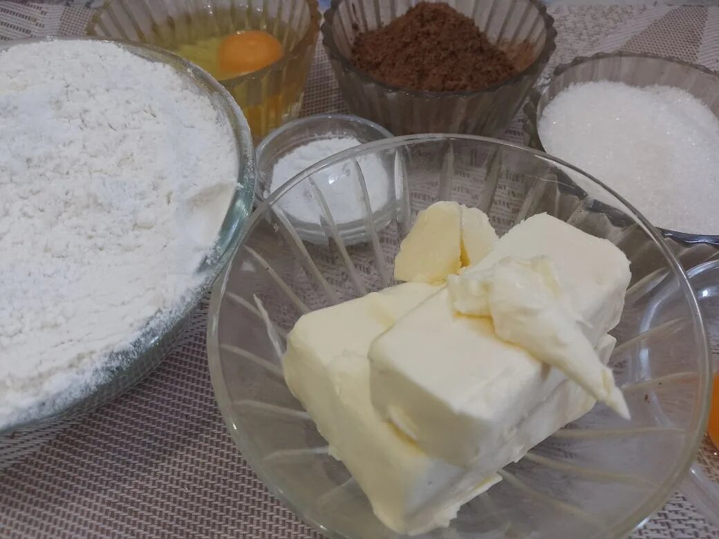 Ингредиенты для приготовления печенья