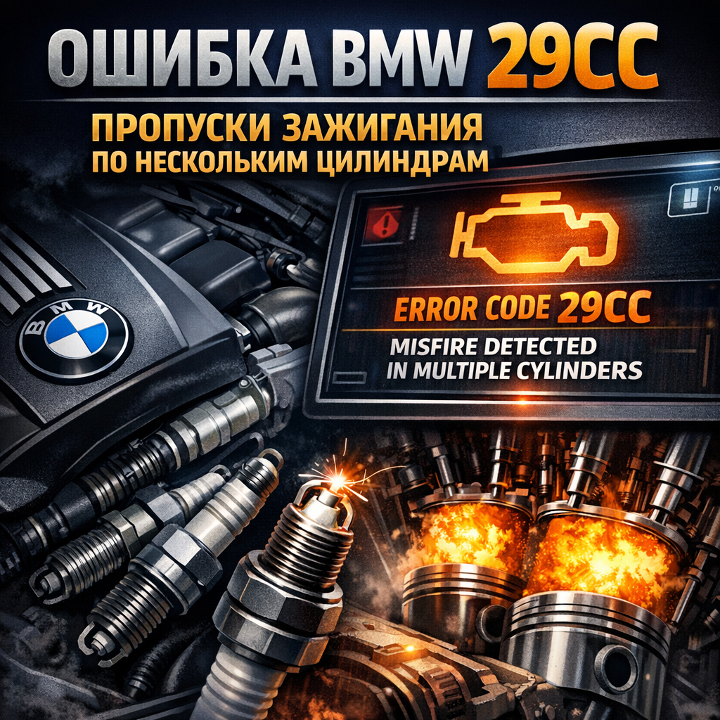 Ошибка BMW 29CC