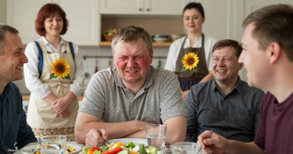 – Да у женщин отсутствует чувство юмора! – кинул муж при своих друзьях. Потом всю неделю ему было не до смеха