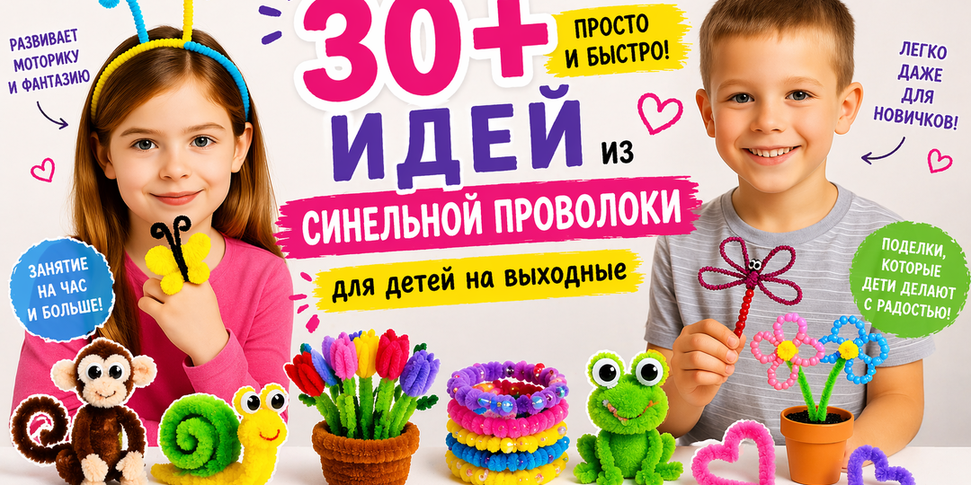 ДЕТИ ЗАБРОСИЛИ ГАДЖЕТЫ: 30+ ИДЕЙ ИЗ СИНЕЛЬНОЙ ПРОВОЛОКИ, КОТОРЫЕ УВЛЕКУТ РЕБЁНКА НА ЧАСЫ (проверено мамами)