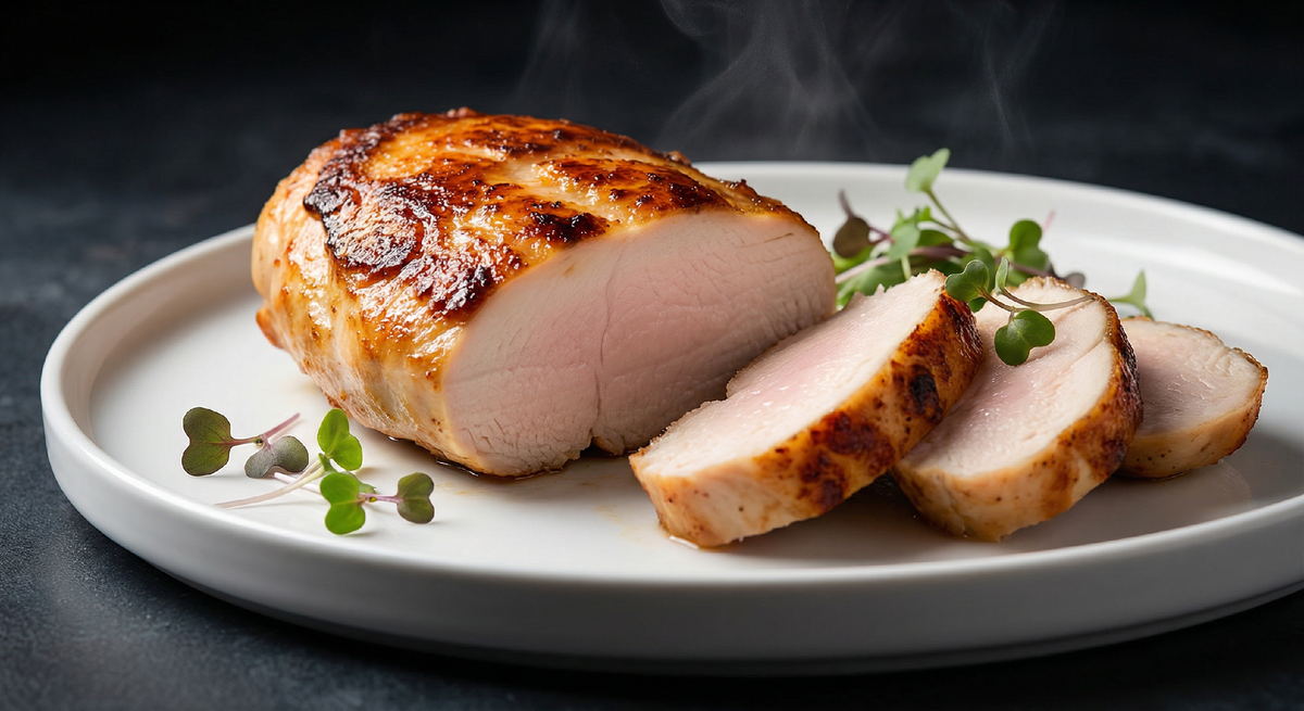 Куриная грудка су-вид — сочная по всей толщине, без единого сухого волокна. Это не случайность и не мастерство шефа. Это физика: точная температура в течение нужного времени даёт предсказуемый идеальный результат каждый раз