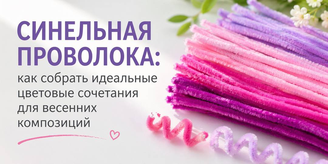 Синельная проволока: как собрать идеальные цветовые сочетания для весенних композиций