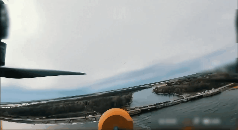    Повторные удары ФАБ-250 с УМПК по Печенежскому гидроузлу в районе Волчанска. Видео: "Донбасский Партизан"