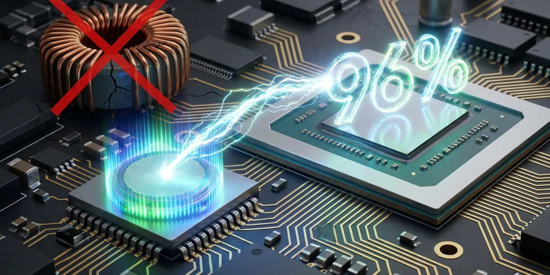 96% КПД без катушки индуктивности: пьезоэлектрик меняет схему питания GPU