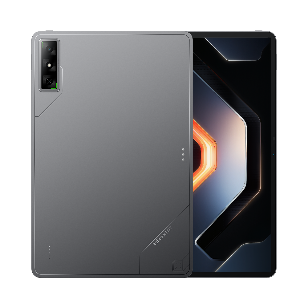 Строгий индустриальный дизайн задней панели с акцентным блоком камер и огромный 13-дюймовый дисплей с тонкими рамками. Infinix Xpad GT всем своим видом дает понять, что выглядит ощутимо дороже заявленных 36 тысяч рублей.