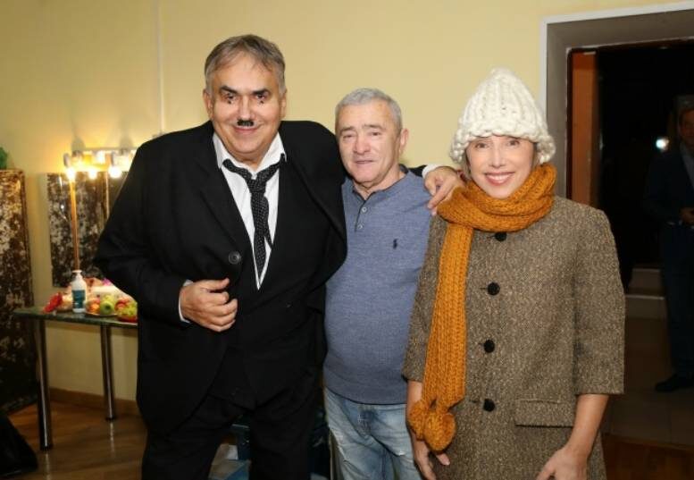    Стас Садальский, Яков Лебенбаум и Елена ВоробейСоцсети Стаса Садальского