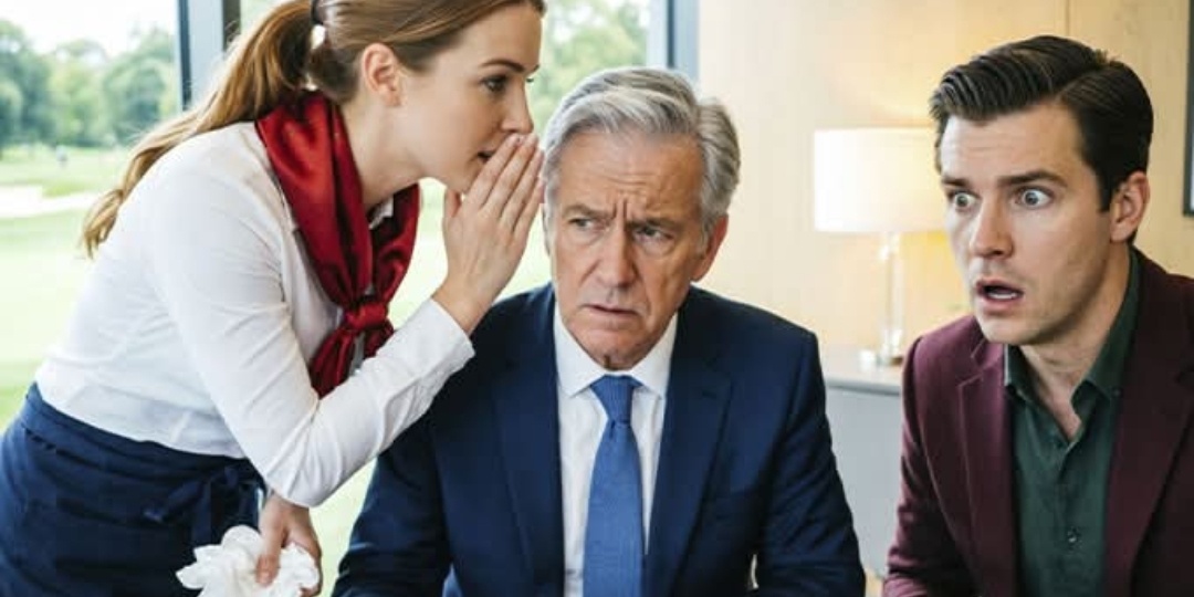 ВАШ ПЕРЕВОДЧИК ВРЁТ», — шепнула официантка миллионеру. Сделка на миллион висела на волоске, а через минуту переводчик ПОБЕЖАЛ к выходу