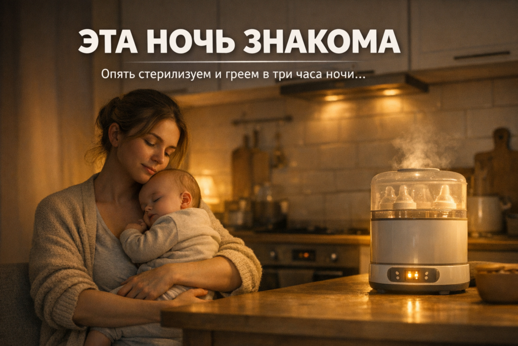    Забудьте о кипячении в кастрюлях — экономьте время на ночных кормлениях с современным стерилизатором. Kunder