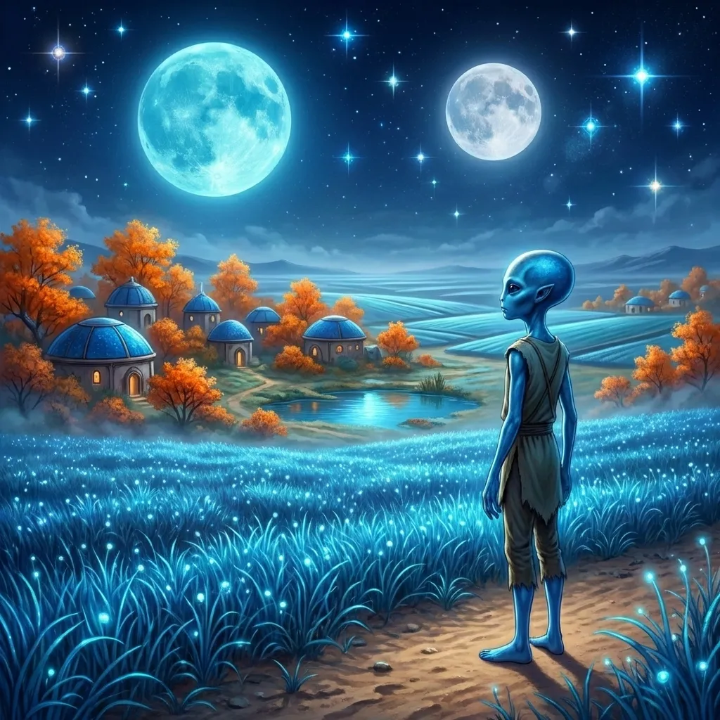 казалось, что он один посреди бескрайнего космоса.