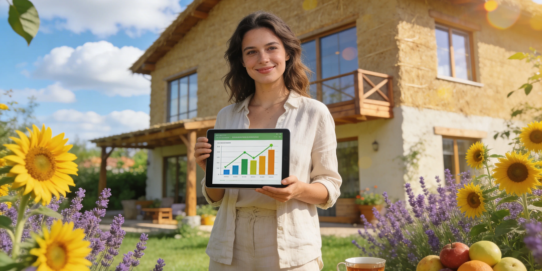 Живу в соломенном доме 7 лет. Отчет о мышах, влаге и счетах за отопление