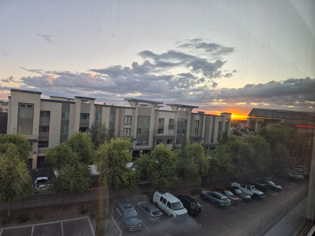 рассвет в Чандлере, Аризона