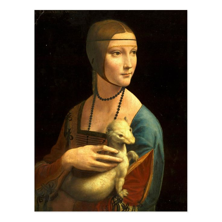 Леонардо да Винчи. Дама с горностаем...