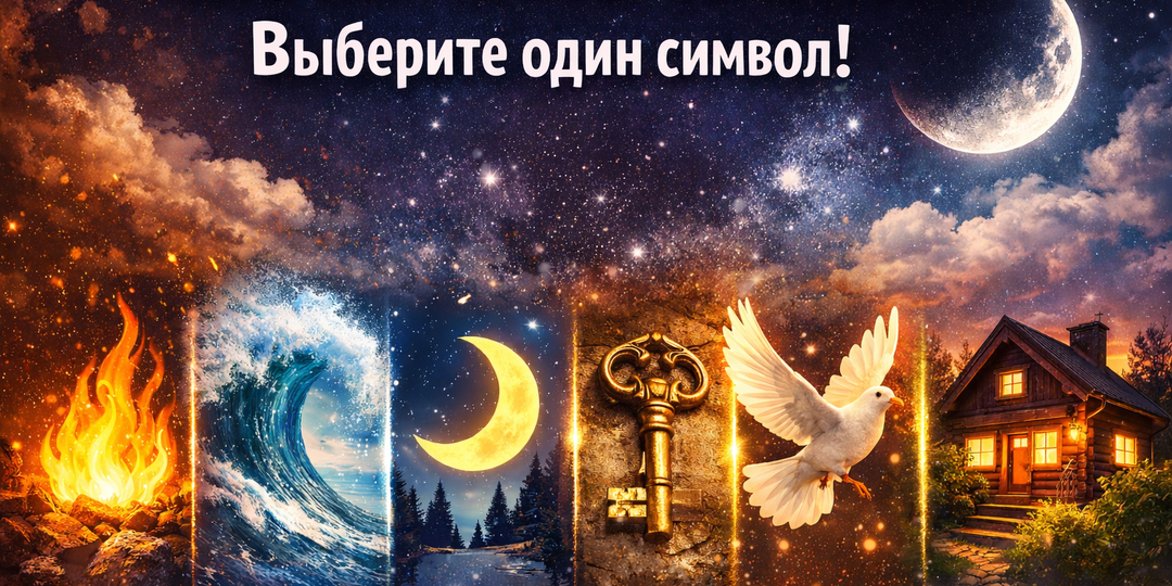 Психологический тест: выберите один символ и узнайте, чего вам сейчас не хватает