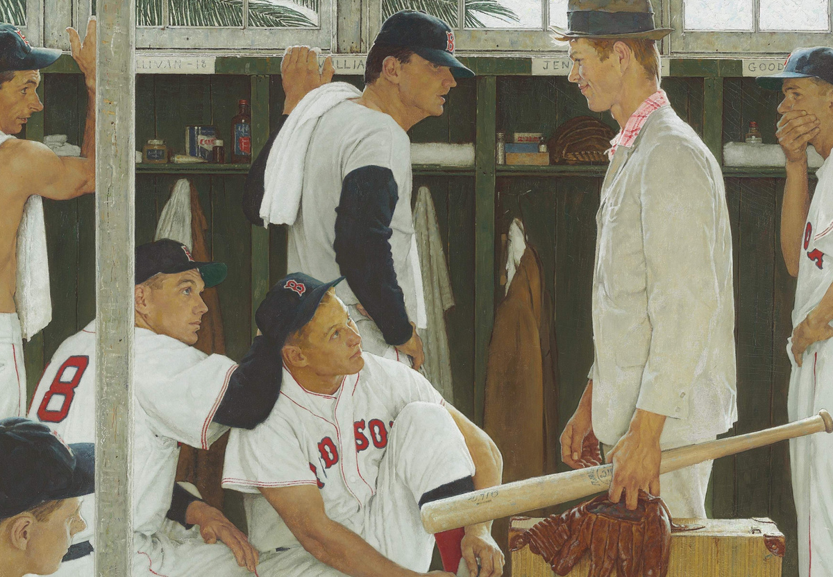 Норман Роквелл «Новичок», фрагмент