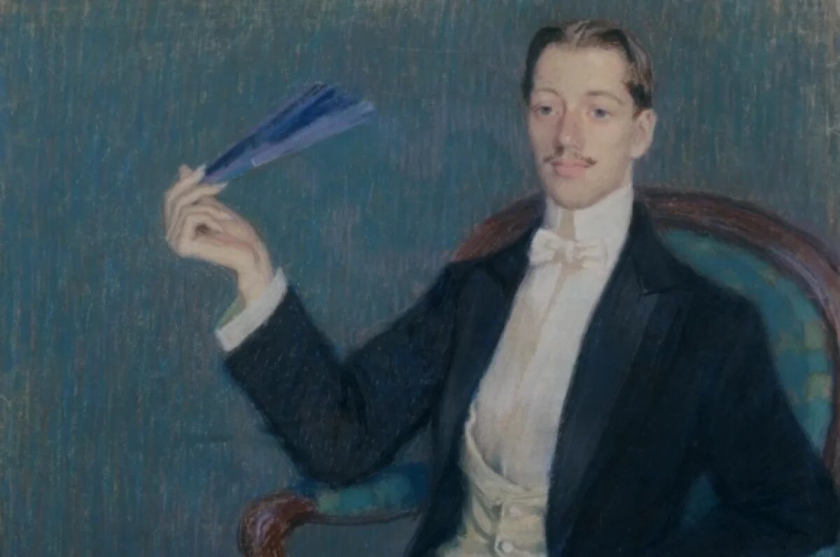    Мстислав Фармаковский. Портрет Николая Гумилёва. Париж. 1908.