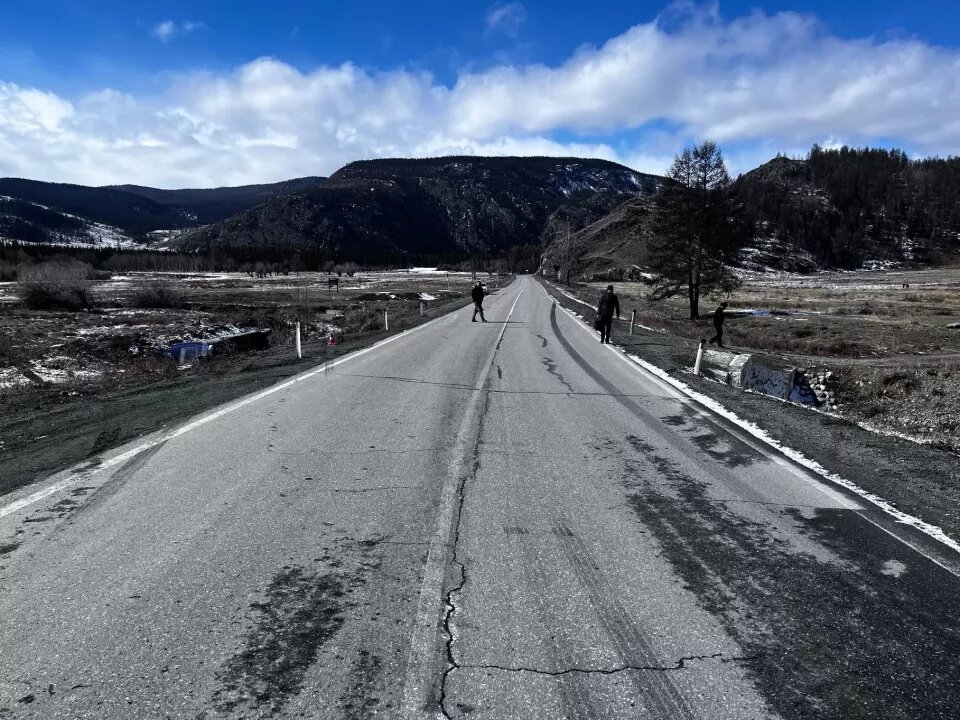    ДТП с "перевертышем" вблизи села Курай. Источник: МВД по Республике Алтай