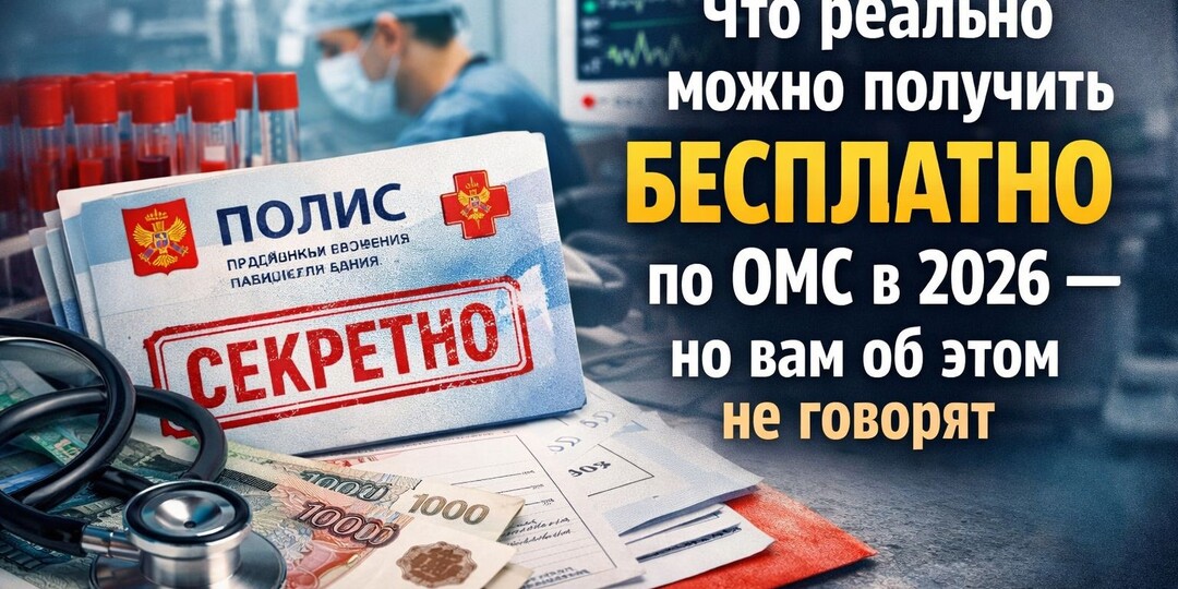 Что реально можно получить бесплатно по ОМС в 2026 — но вам об этом не скажут