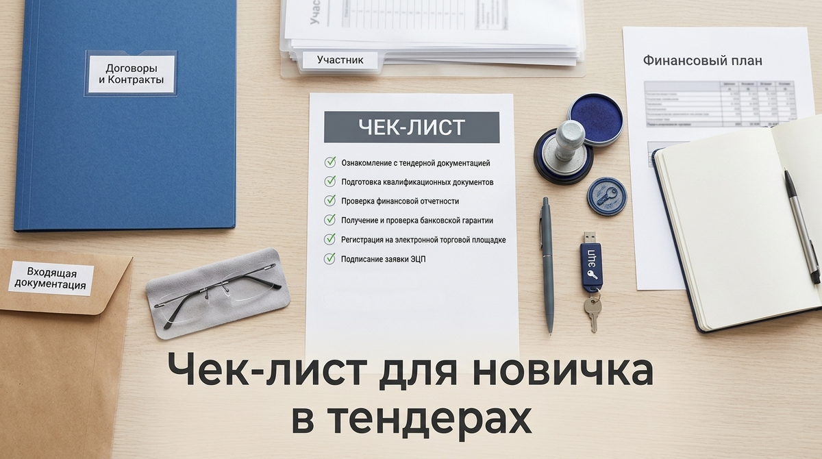 Чек-лист для новичка в госзакупках