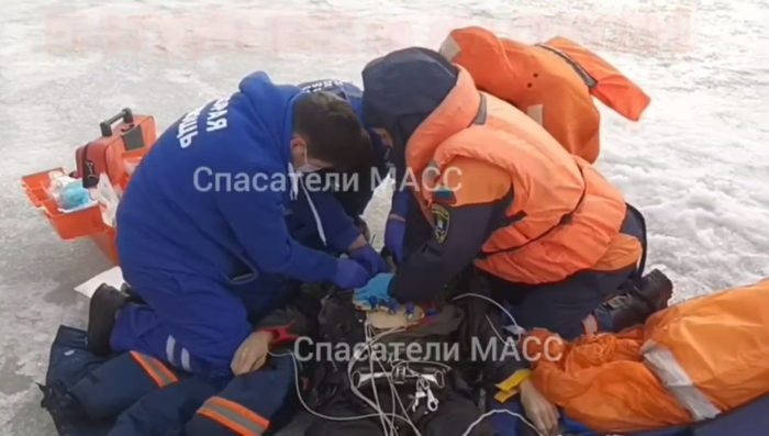 Скриншот видео тг-канала «СПАСАТЕЛИ МАСС».