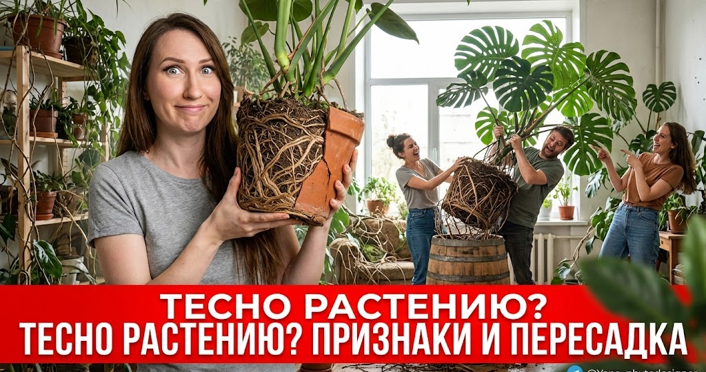 5 признаков, что вашему растению тесно — как пересадить без травм и сохранить здоровье цветка