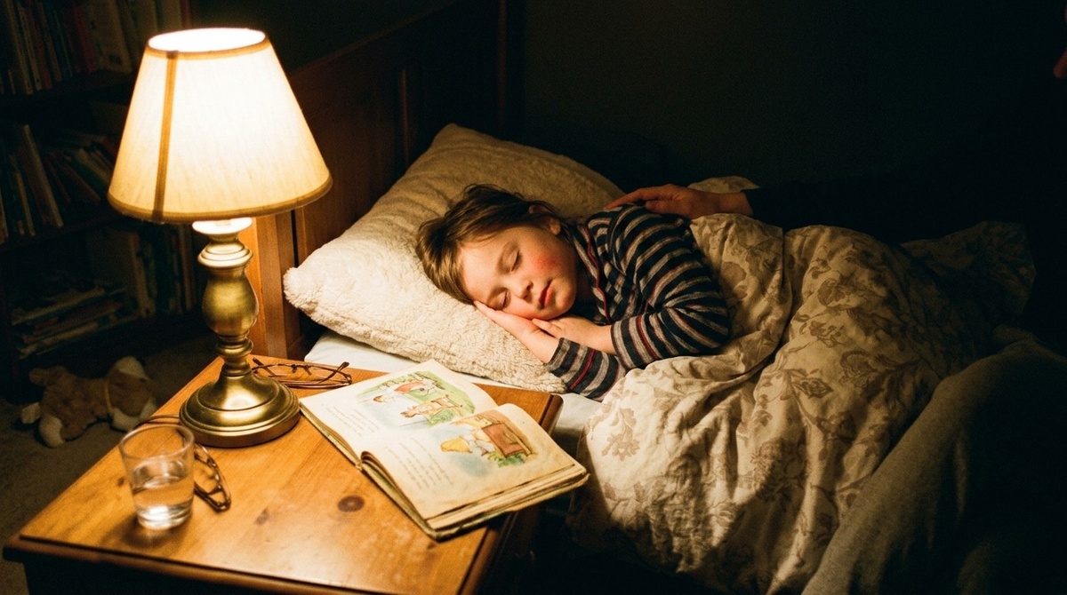  В теплом свете лампы, под сонное сопение ребенка, даже самый суматошный день вдруг оседает и делается тихим и  домашним.