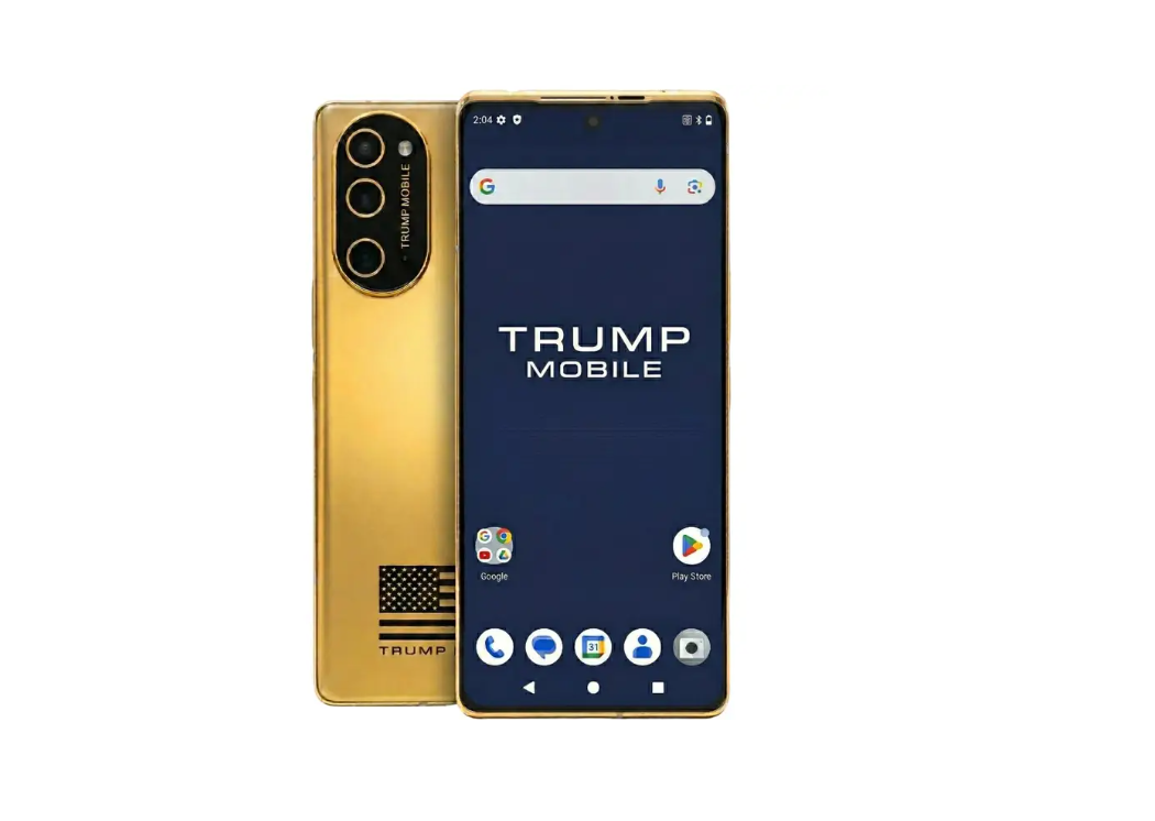 Реальный вид смартфона, который показали руководители Trump Mobile