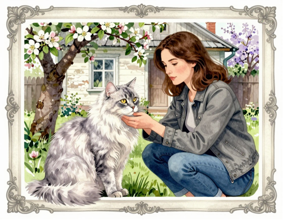 Лунный кот. "Хорошая девочка сломалась"