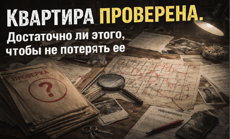 Квартира проверена. Достаточно ли этого, чтобы не потерять её?