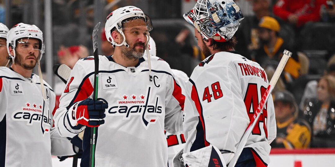 🏒Овечкин отдал голевую передачу в последней игре сезона, Мичков стал первой звездой матча с «Айлендерс»