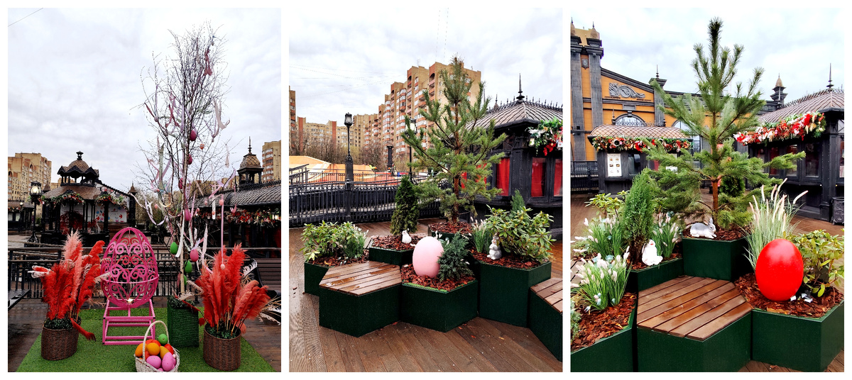 На фестивальной площадке "Пасхальный дар" в Черёмушках.