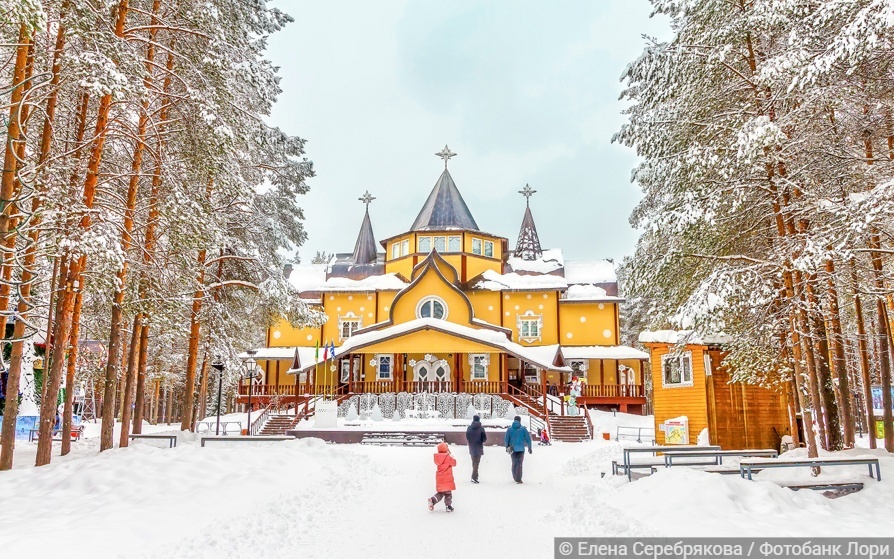 Резиденция Деда Мороза в Великом Устюге Вологодской области. Терем Деда Мороза