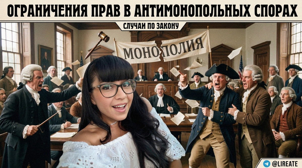    Ограничения исключительных прав в антимонопольных спорах: случаи по закону Лирейт