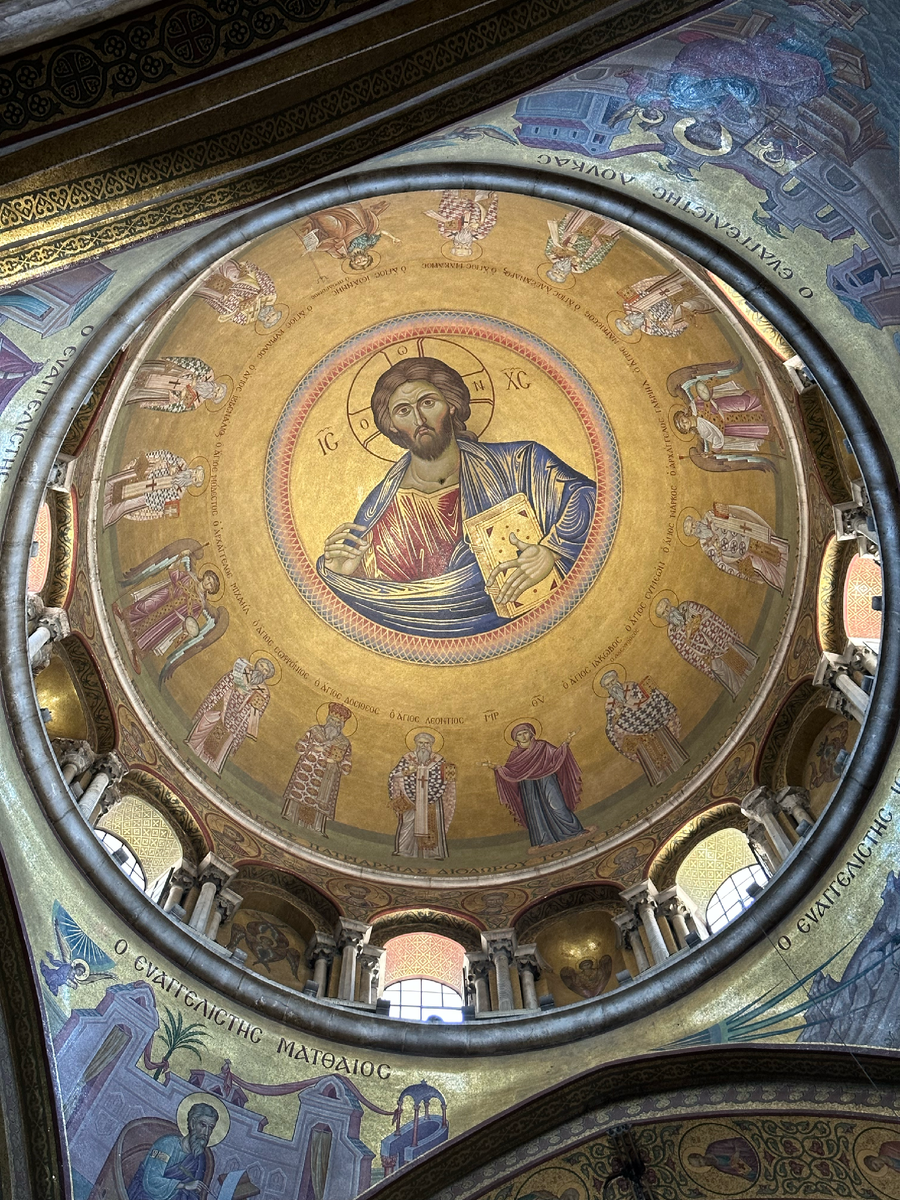 Купол Кафоликона до начала работ.