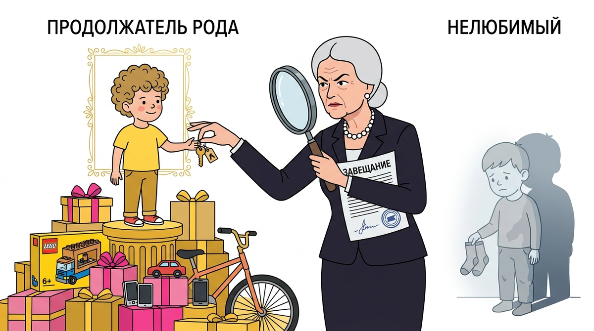 Мой сын не вышел «породой»: почему бабушка лишила внука наследства, потому что он не кучерявенький