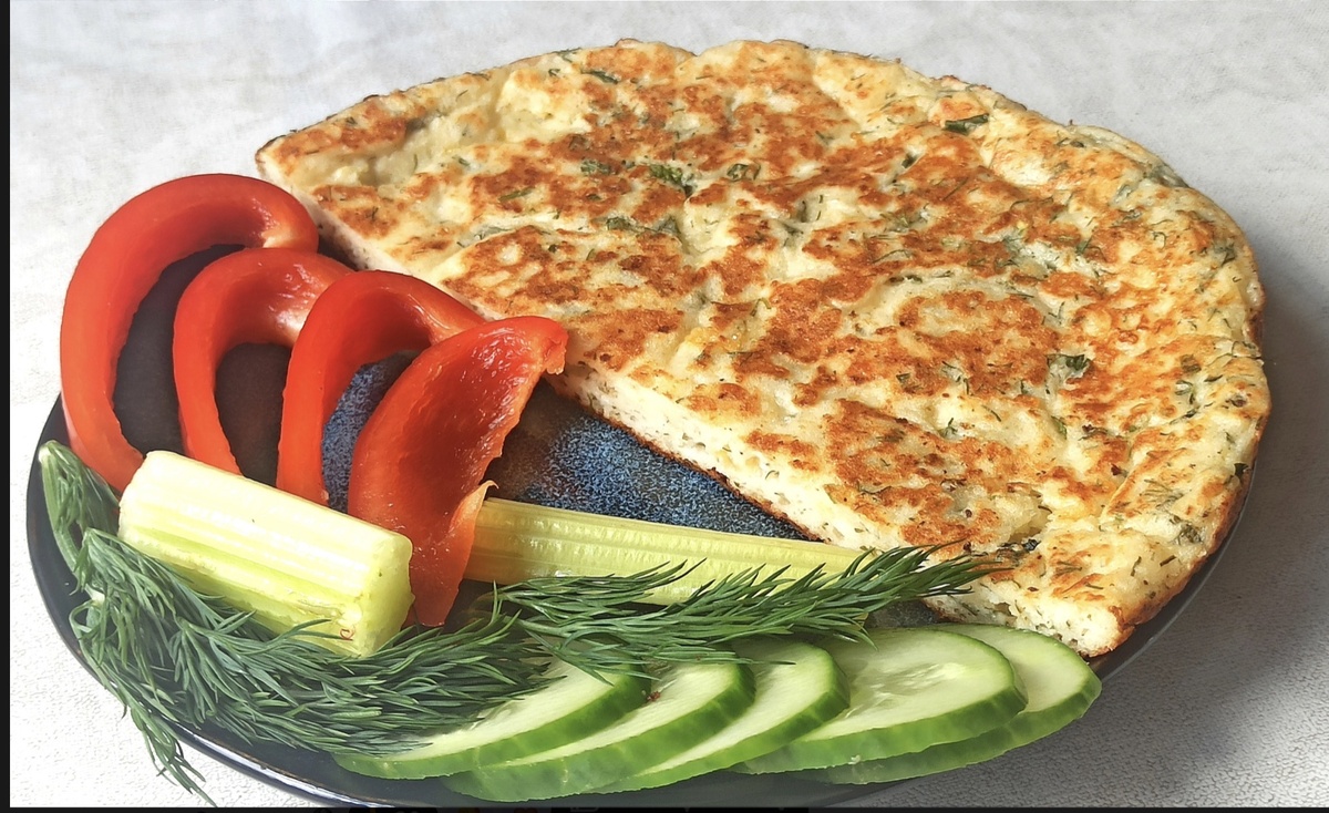 Творожная лепешка от Ирины Антошиной. 