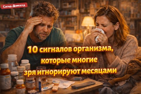 10 сигналов организма, которые многие зря игнорируют месяцами – не надо героически терпеть то, что давно просится к врачу 😅