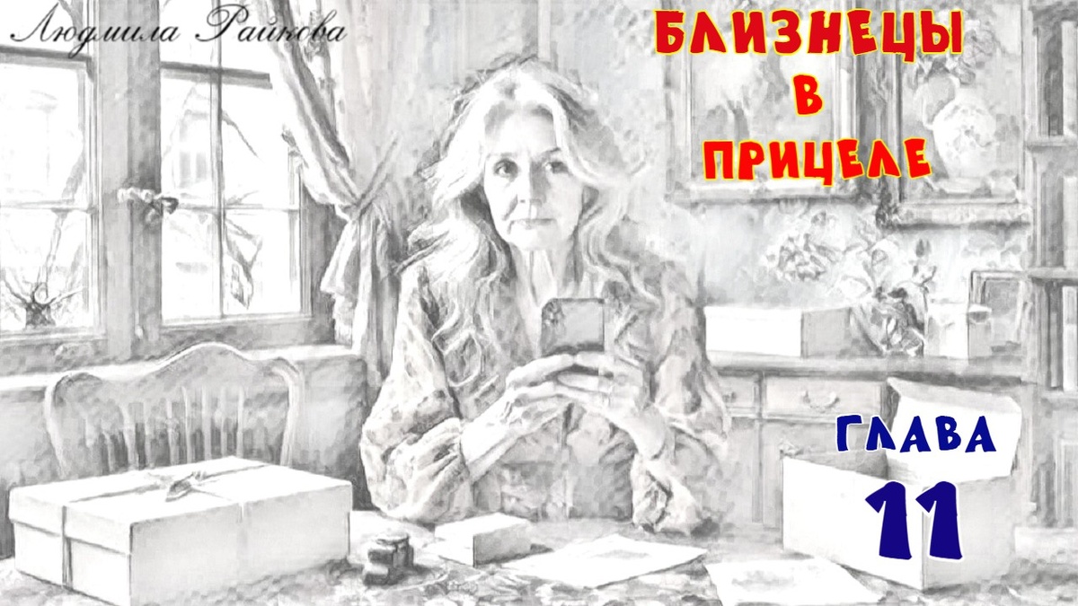 ...на втором звонке на экране появляется растрёпанная Маня... на столе коробки, а рядом на стуле гора вещей. ...сегодня они с подругой должны упаковать вещи пропавшего постояльца...