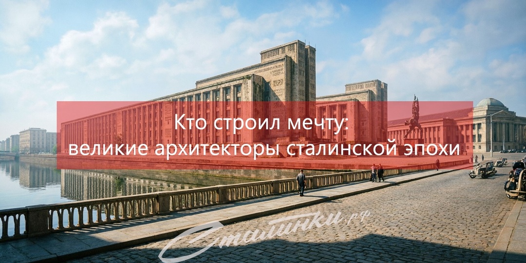 Кто строил мечту: великие архитекторы сталинской эпохи.