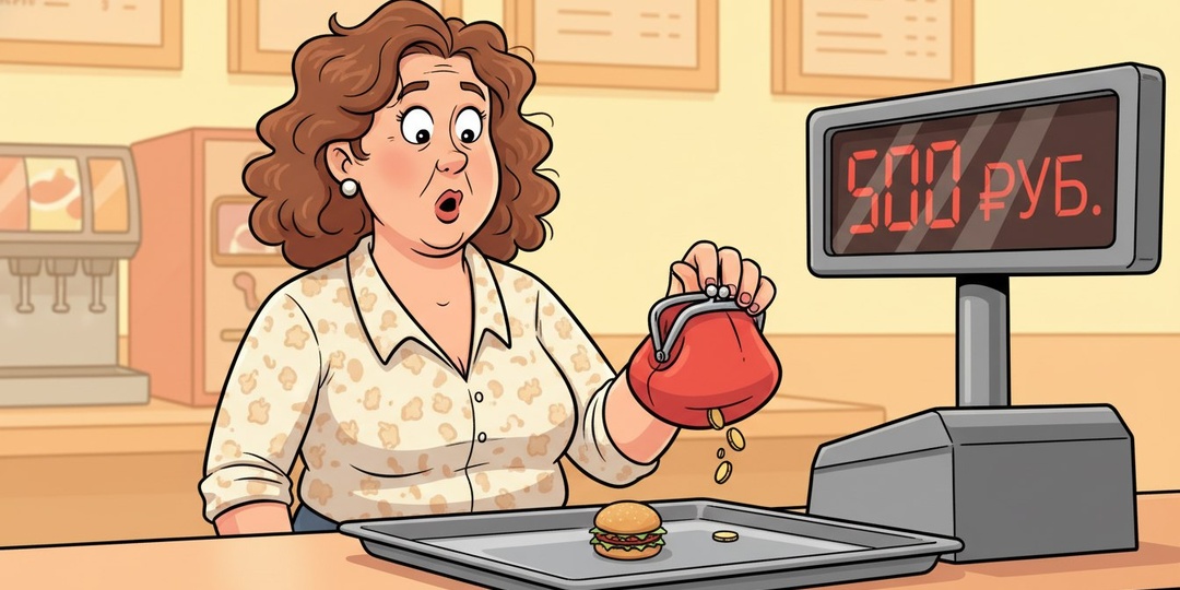 Бургер за дорого, а котлета на свет просвечивает. Вы еще ходите в фаст - фуды?