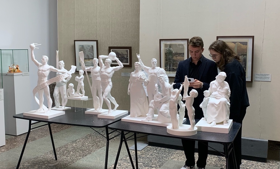 Проект «СкульптурNО». Подготовка к выставке «Скульптурные истории. Искусство и технологии». Источник: vk.com/sculpturnomurman