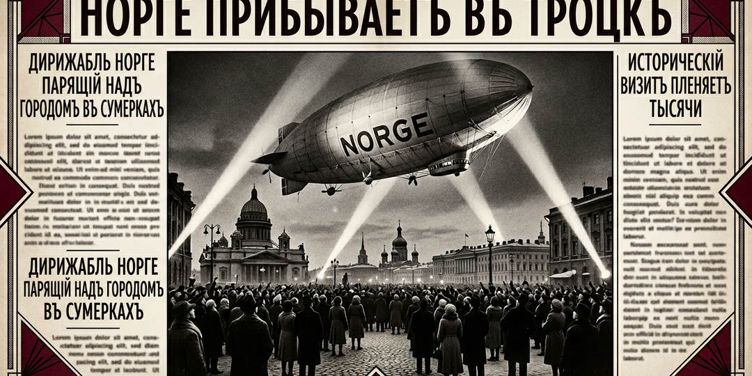 Забрали Северный полюс и встретили летающего гиганта: безумные сутки 15 апреля 1926 года