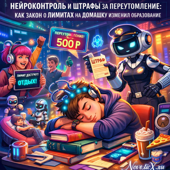    Влияние закона о лимитах на домашнее задание: нейроконтроль и штрафы за переутомление в современной системе образования