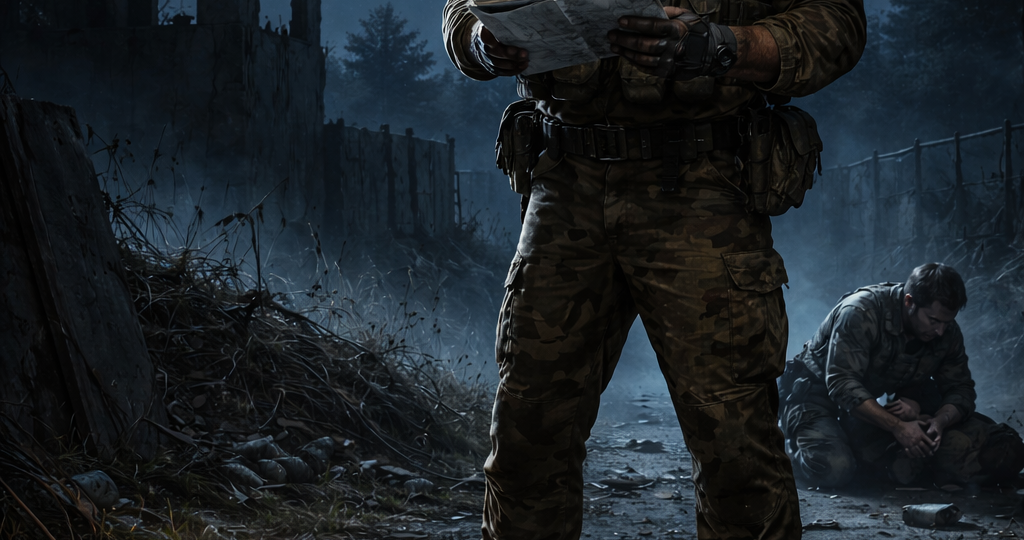 Капитан ВДВ летит домой после войны, а дома подавленная жена и испуганная дочь. Полиция прикрывает виновных... (часть 1)