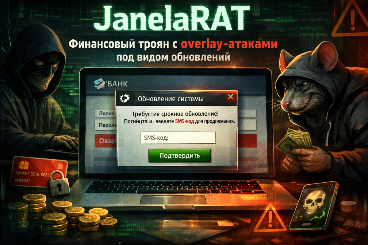 Технические особенности JanelaRAT