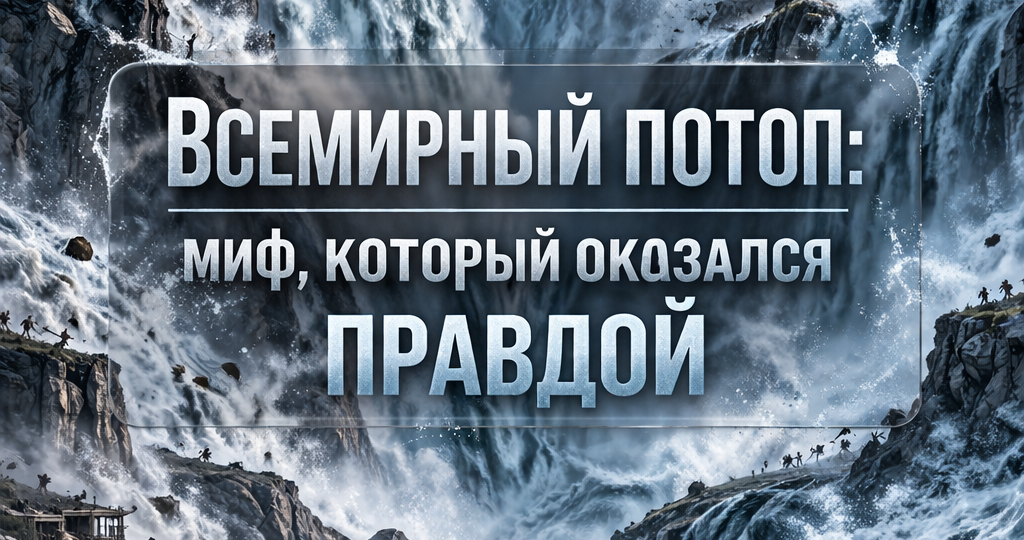 Всемирный потоп: миф, который оказался правдой. Что нашли учёные на дне Чёрного моря?