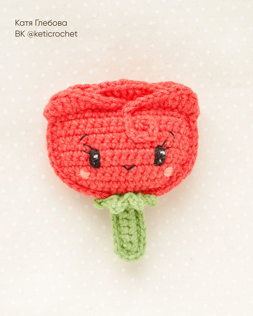 роза крючком