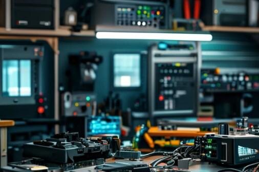 
Опасные искры кофеварки на кухне